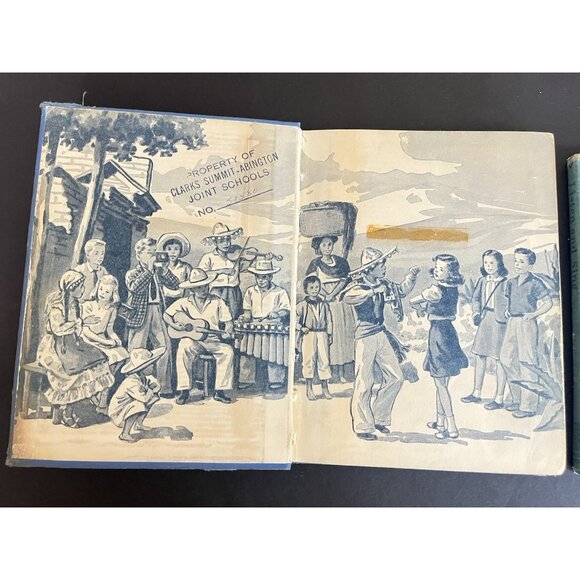 2 Song Book Child Listen And Sing 1943 The American Singer 1946 W Music Notes HB - Picture 4 of 12